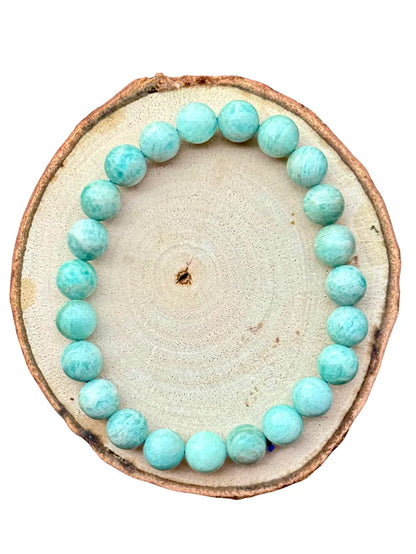 Natural Turquoise (Firoza) Bead Bracelet – A Symbol of Peace, Luck & Protection